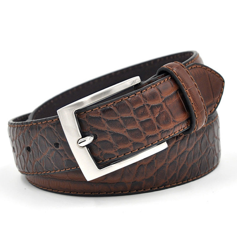 Men Fashion Belts / Leather Luxury Male Belt Accessories