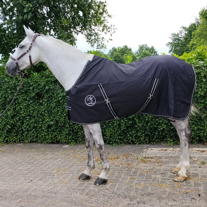 Sommer-Stalldecke 1200D Ripstop – Frontverschluss mit Clips