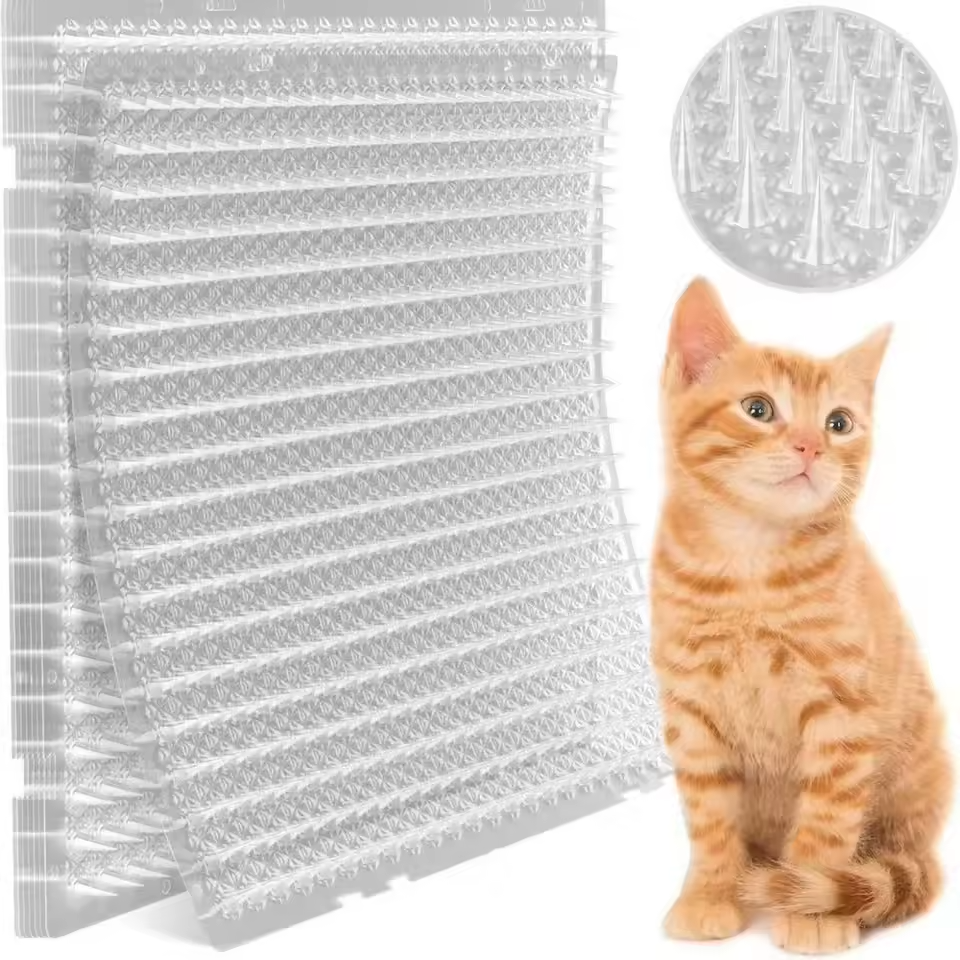 Kattenverjaagmat met Spikes Anti-Kattenafweermiddel Plastic Planten- en Meubelbeschermer