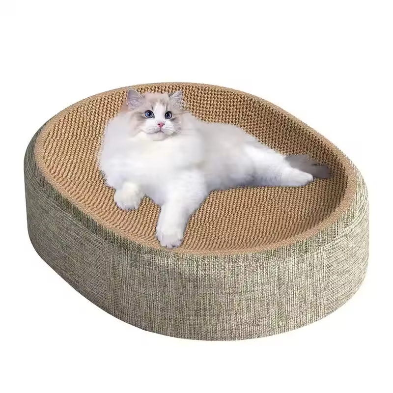 Oval Cat Scratching Bed