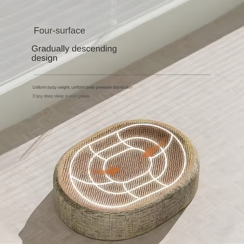 Oval Cat Scratching Bed