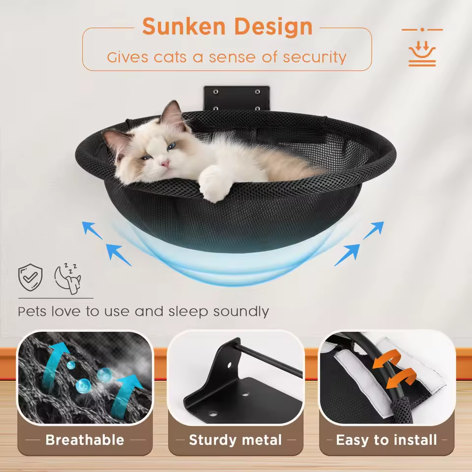 Wall Mounted Cat Hammock