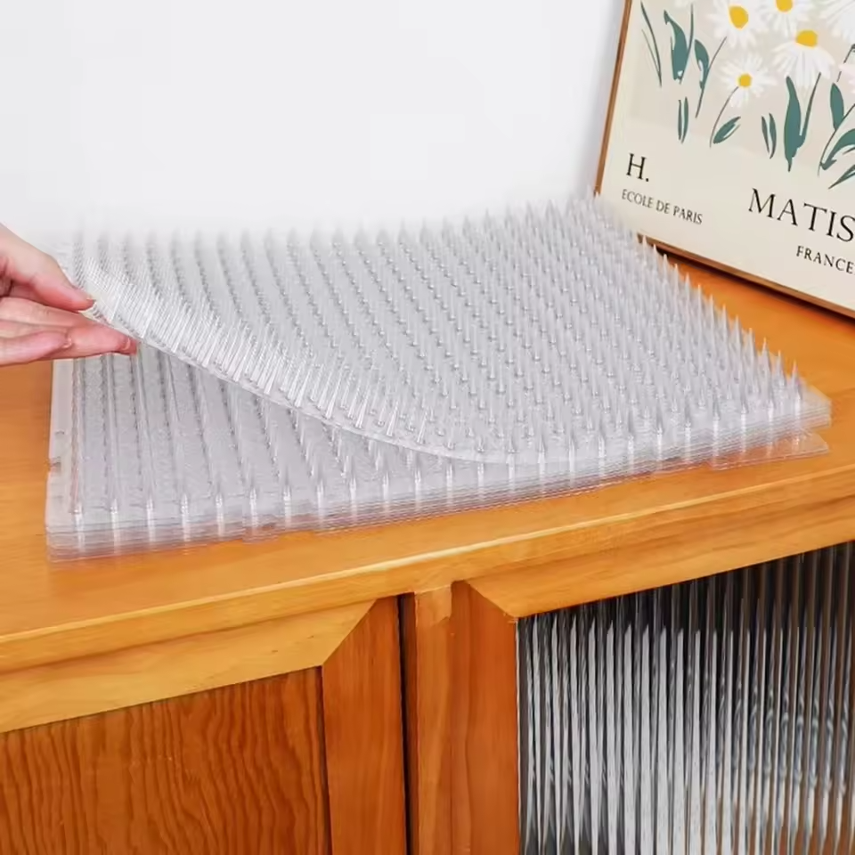 Kattenverjaagmat met Spikes Anti-Kattenafweermiddel Plastic Planten- en Meubelbeschermer