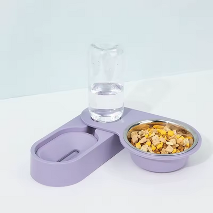 2-in-1 Pet Feeding Bowl