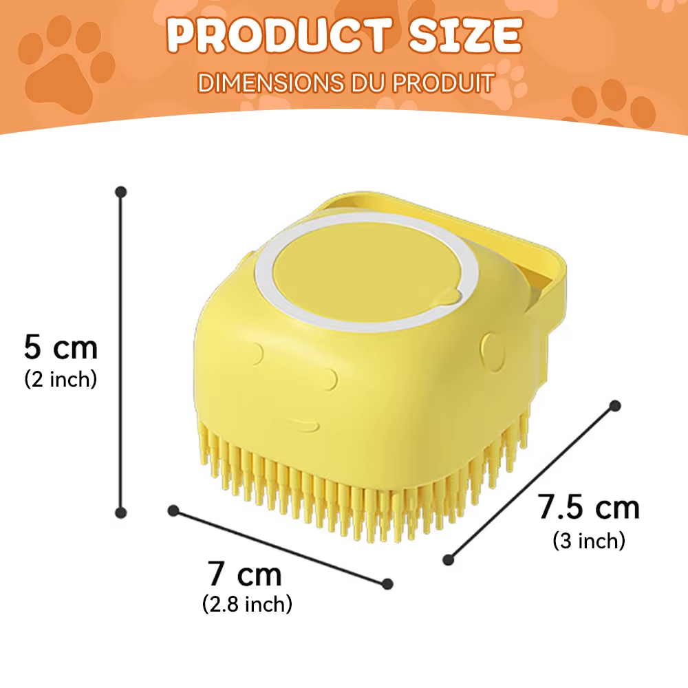 Pet Bath Shampoo Brush
