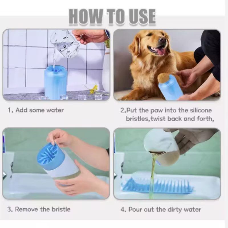 Dog Paw Cleaner Cup