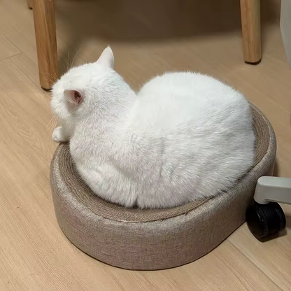 Oval Cat Scratching Bed