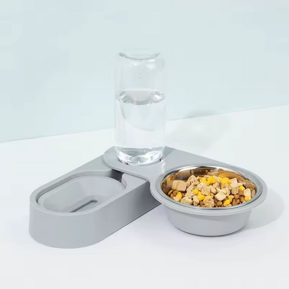 2-in-1 Pet Feeding Bowl