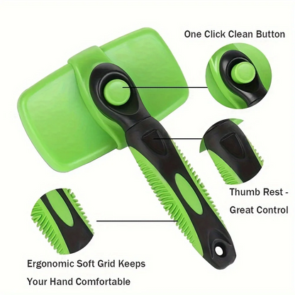 Pet Self-Cleaning Grooming Brush