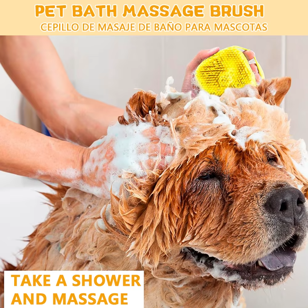 Pet Bath Shampoo Brush