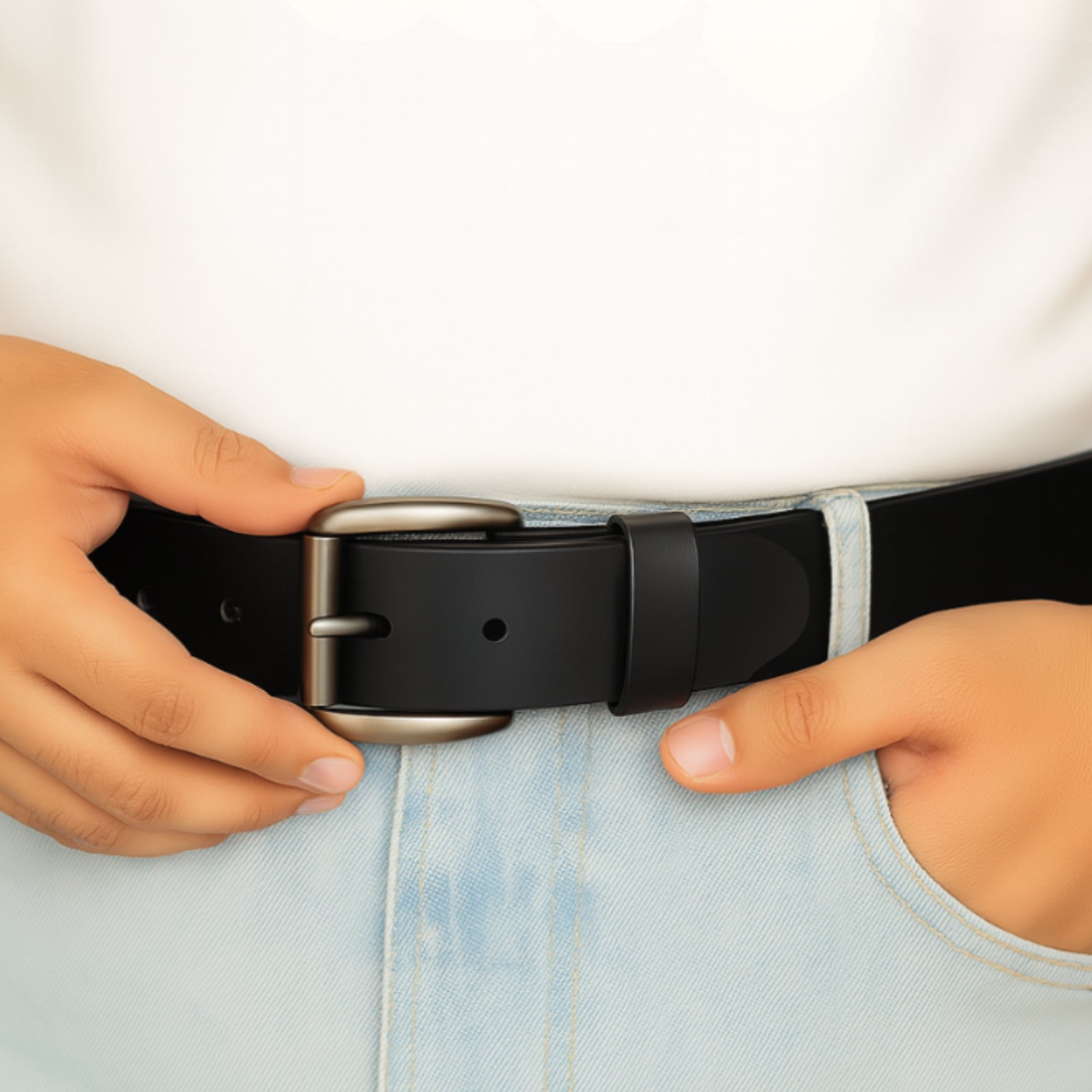 Veric Roller Buckle Belt