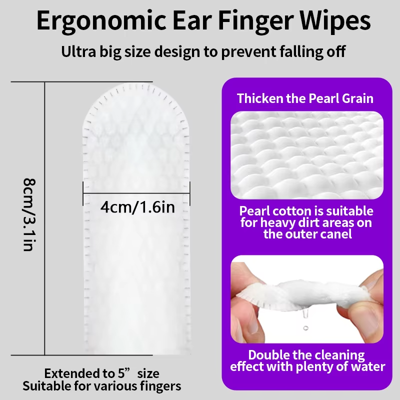 Pet Ear Cleaning Finger Wipes