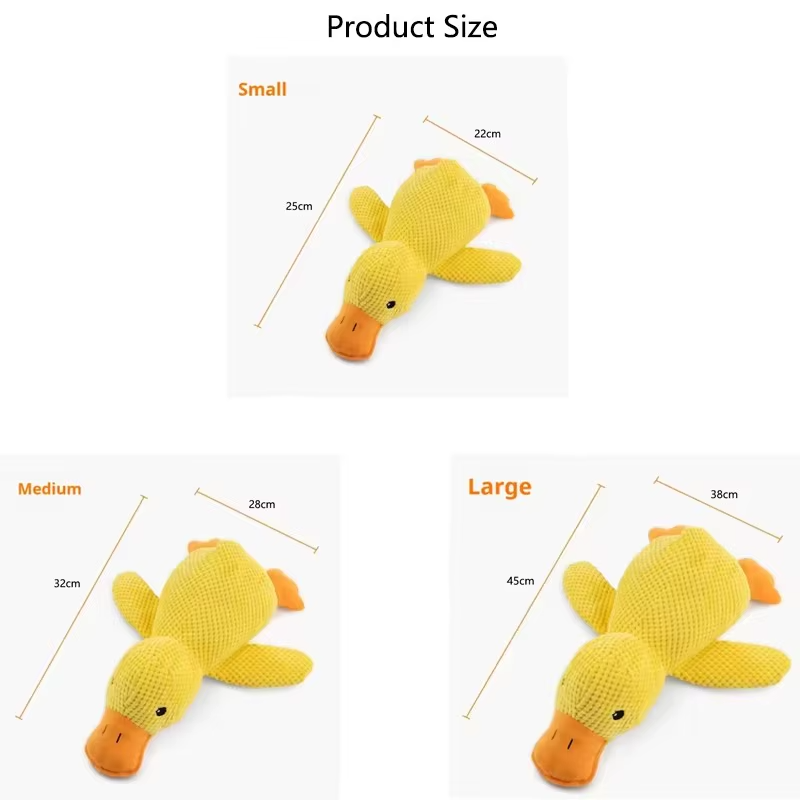 Duck Plush Dog Toy