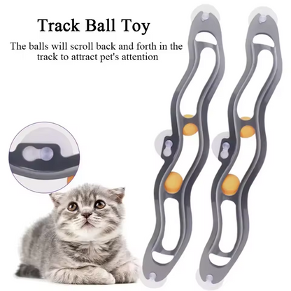 Suction Cup Cat Track Toy