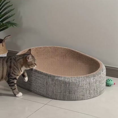 Oval Cat Scratching Bed